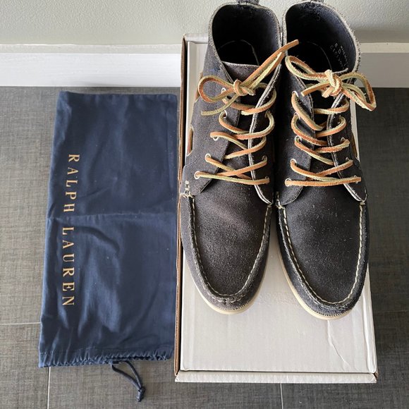 Ralph Lauren - Navy Suede Boat Chukka Boots, size US8 main image 8